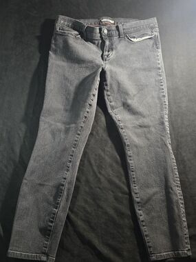 Tommy Hilfiger Women's Slim Skinny Jeans in Charcoal Gray